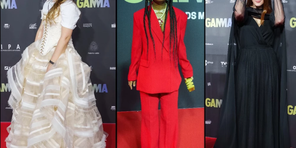 "Gamma" balvu pasniegšanas ceremonijas viesi pārsteidz ar kolorītu stilu.