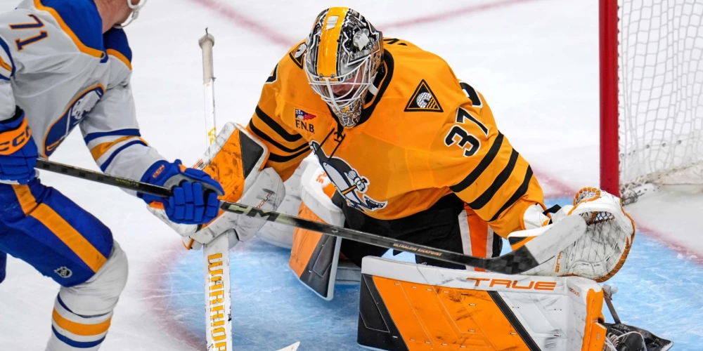 Artūrs Šilovs spēlē pret "Sabres" nebija glābējs.