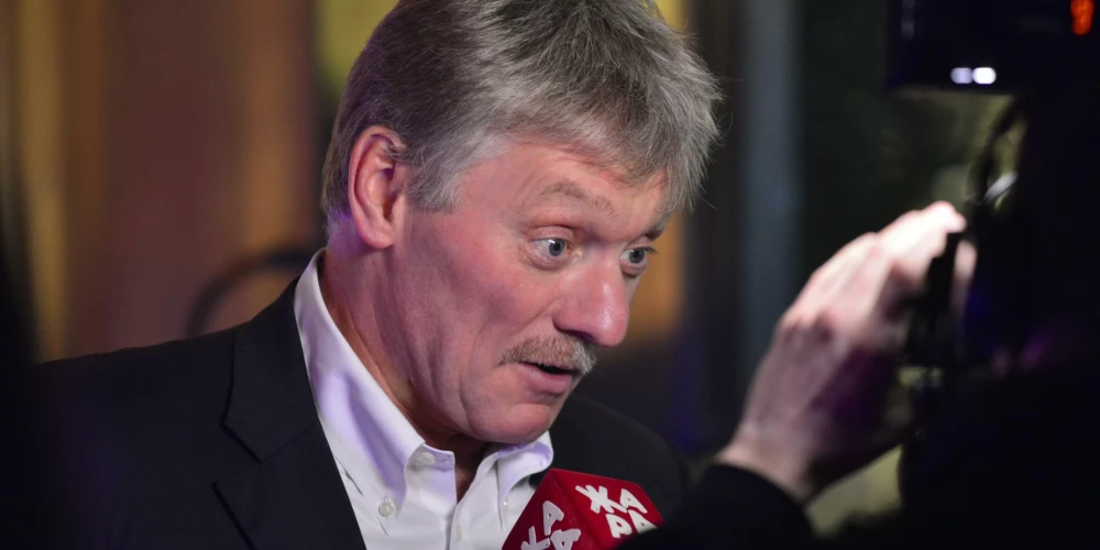 Krievijas diktatora Vladimira Putina runasvīrs Dmitrijs Peskovs