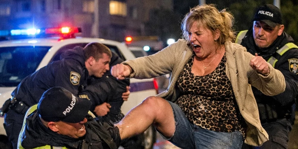 Ogrē kāda pārdzērusies māte, lai paglābtu dēlu no aresta, piekāva policistu.