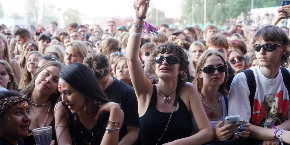 На фестивале Positivus.