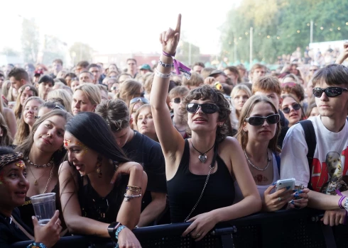 На фестивале Positivus.