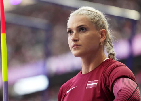 Šķēpmetēja Līna Mūze-Sirmā.