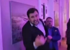 Скандальное видео: выпивший депутат Рижской думы чуть не устроил драку на встрече выпускников