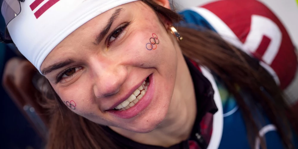 Latvijas biatlona spīdeklis Estere Volfa.