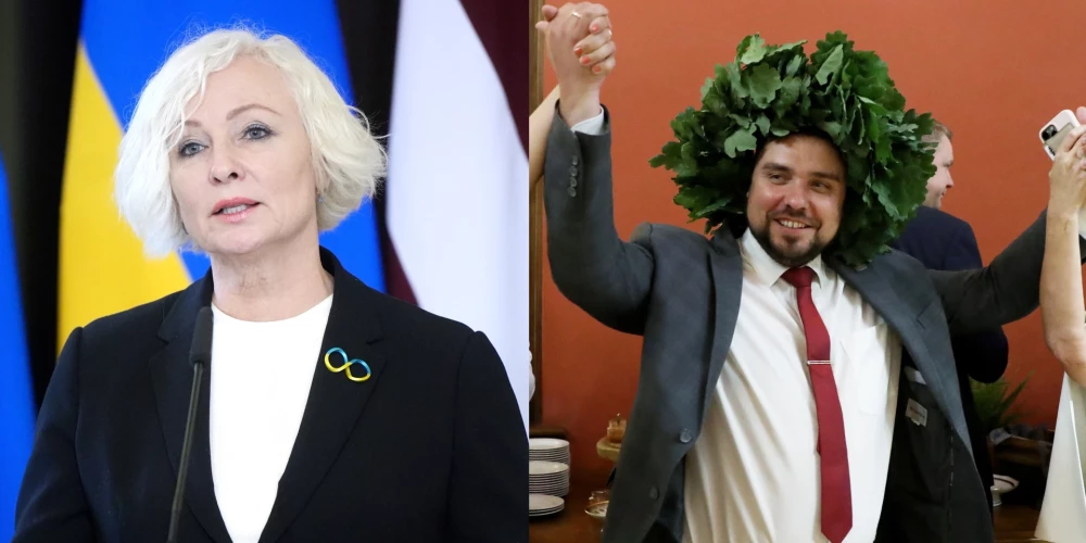 Дайга Миериня и Янис Грасбергс.