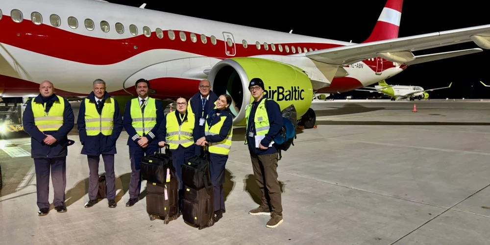 В Ригу утром 8 марта прибыл третий репатриационный рейс airBaltic.