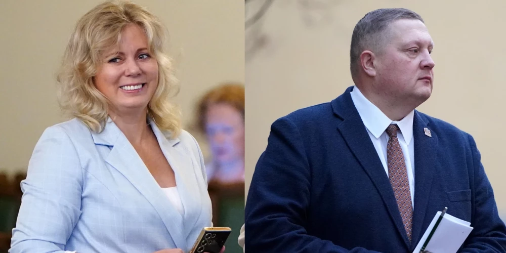 Виктория Плешкане и Валдис Масловскис.