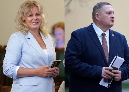 Виктория Плешкане и Валдис Масловскис.