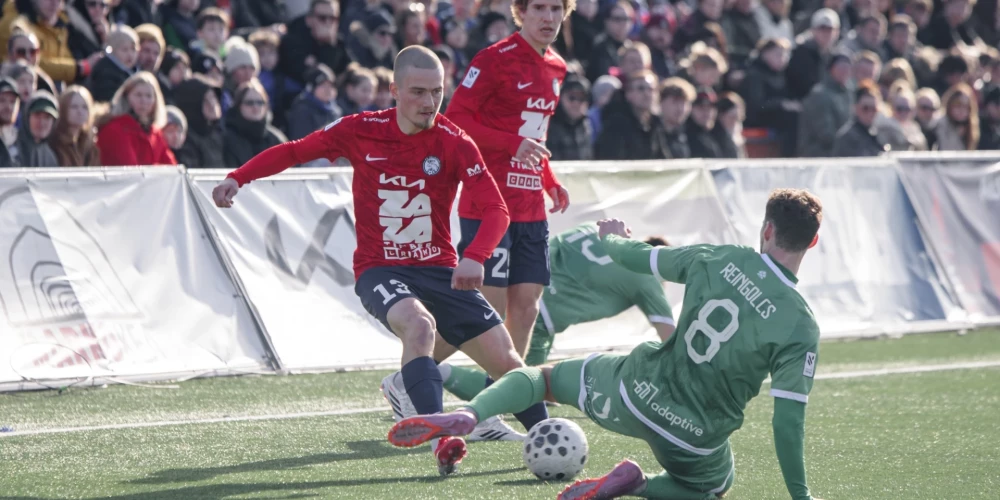 Jelgavnieki savā laukumā ar 2:1 (1:1) pārspēja "Tukums 2000" vienību.