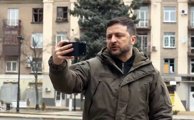 Zelenska brauciens uz Donbasu notika sarežģītos apstākļos un ilga gandrīz dienu.