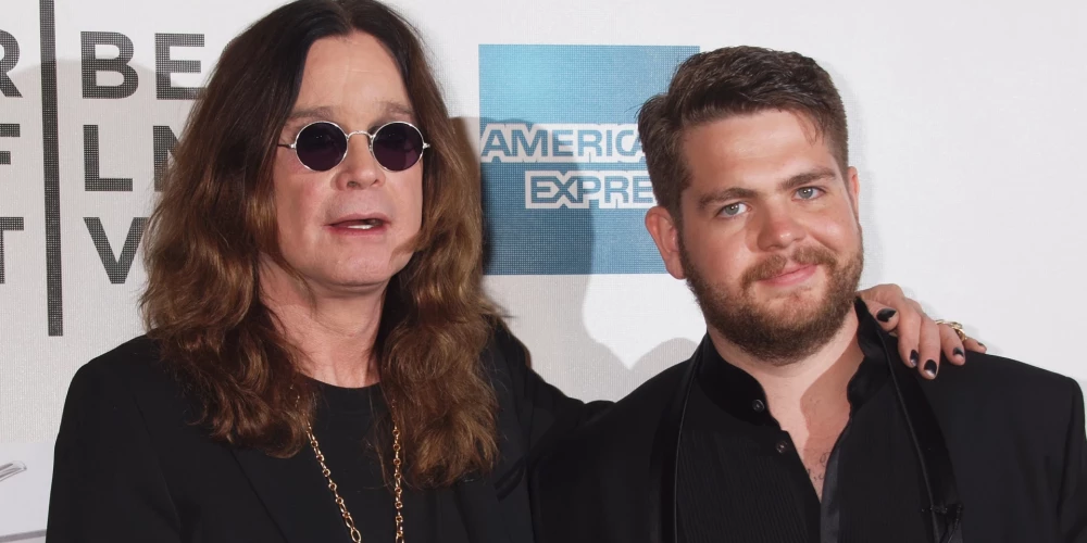 Džeks Osborns ar tēti Oziju Osbornu 2011. gadā.