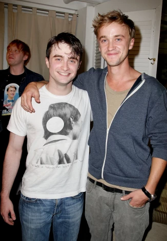 Daniels Redklifs un Toms Feltons 2011. gadā.