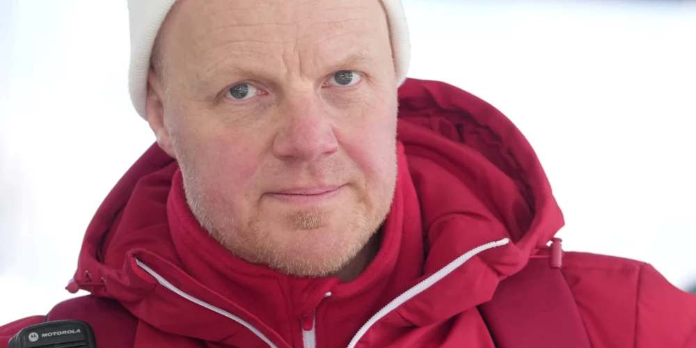 Latvijas kamaniņu braucēju treneris Mārtiņs Rubenis.