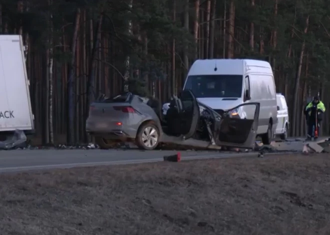 Лобовое столкновение на Рижской окружной дороге привело к гибели водителя