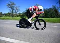 Toms Skujiņš ar "Lidl-Trek" Parīzes-Nicas velobrauciena komandu braucienā ieņem otro vietu