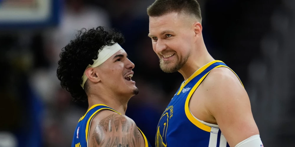 Kristaps Porziņģis, aizvadot trešo maču "Warriors" kreklā, laukumā bija 20 minūtes un 13 sekundes.