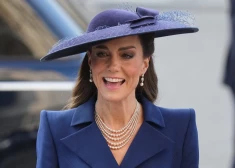 Принцесса Кэтрин привлекла внимание нарядом в стиле 80-х и свадебными серьгами Елизаветы II