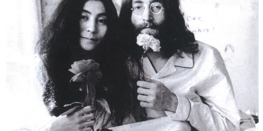 Džons Lenons un Joko Ono.