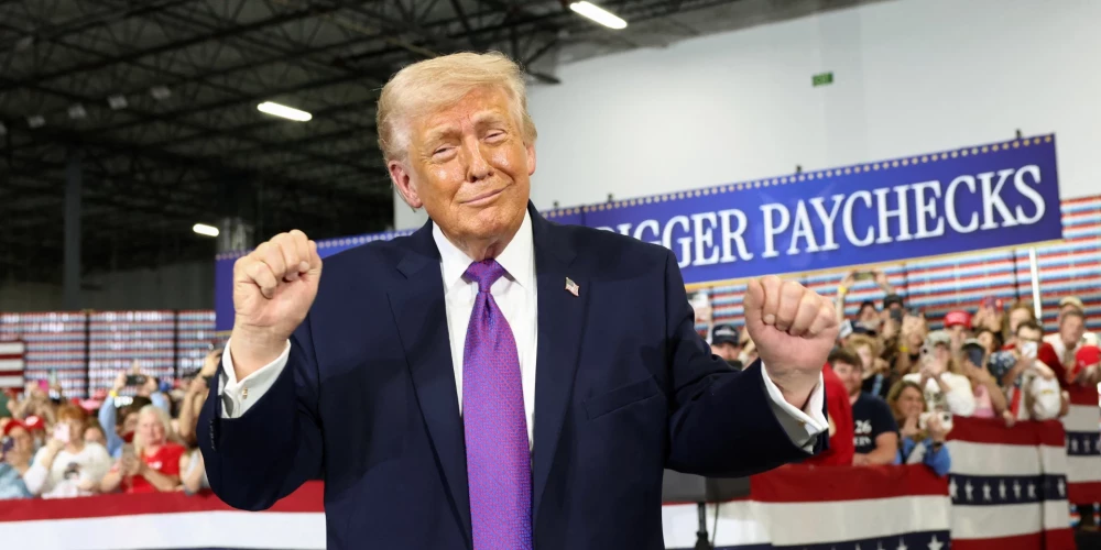 ASV prezidents Doanlds Tramps. 