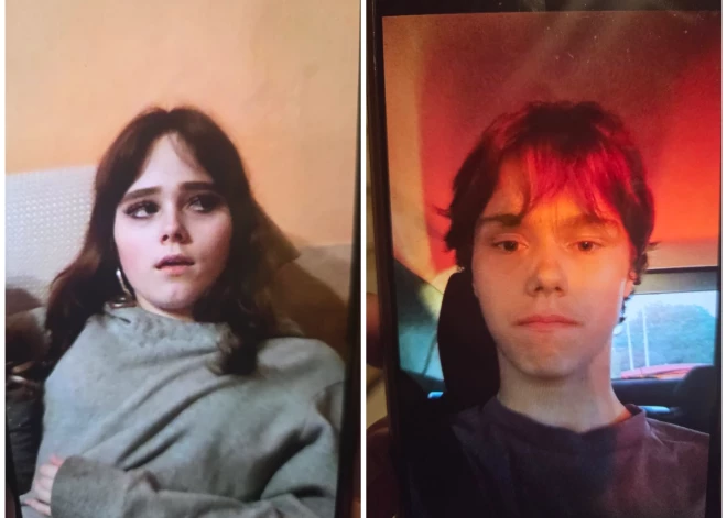 Rīgā bez vēsts pazuduši divi jaunieši - 15 gadus vecā Alise un 16 gadus vecais Marsels