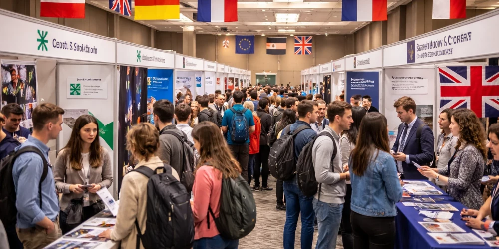 Выставка будет полезна старшеклассникам, будущим студентам, родителям, педагогам и специалистам по профориентации, которые интересуются возможностями обучения за рубежом.