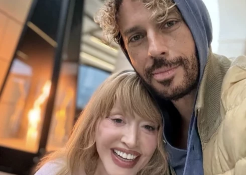 Alla Pugačova un Maksims Galkins.