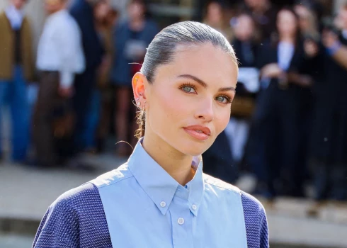 Французская модель Тайлена Блондо, которую в детстве называли "самой красивой девочкой в мире".