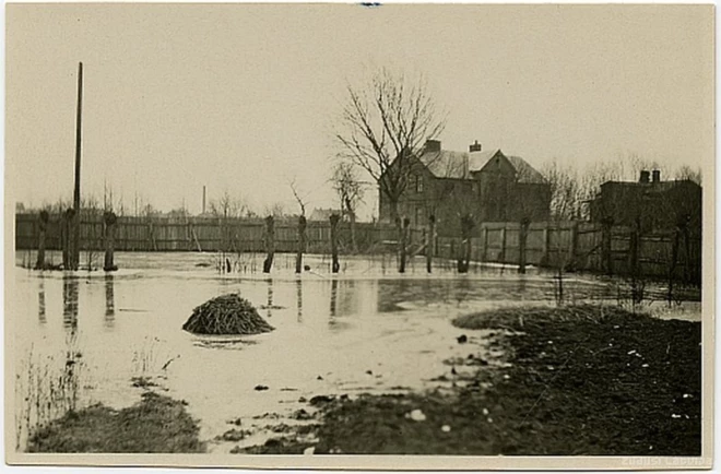 Наводнение в Ильгюциемсе, 1929 год.