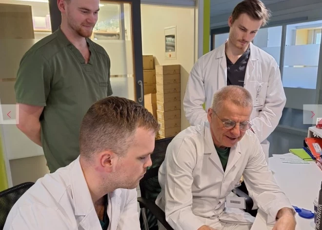 Liepājas Reģionālajā slimnīcā pieredzi gūst RSU 6. kursa studenti 