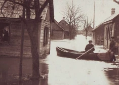 ФОТО: ледоход у Риги в 1929 году и другие наводнения, которые вошли в историю Латвии