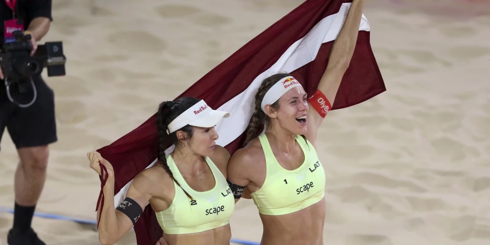 Anastasija Samoilova un Tīna Graudiņa