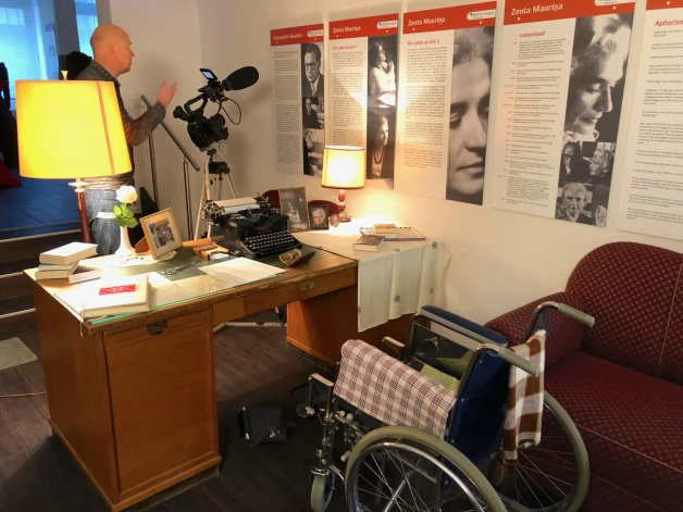 Muzeja ekspozīcija.