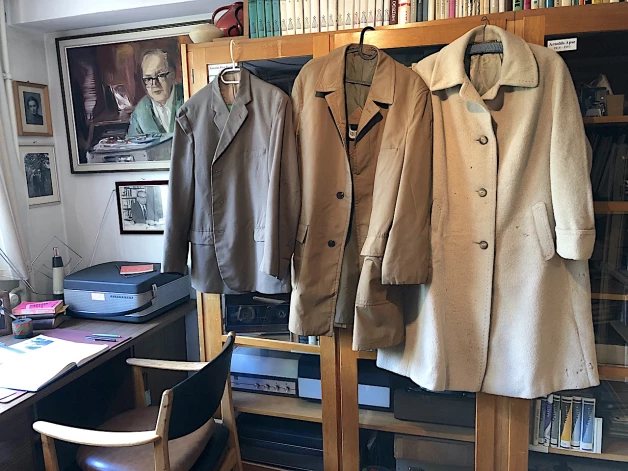 Konstantīna Raudives piemiņas vieta latviešu centrā Minsterē.