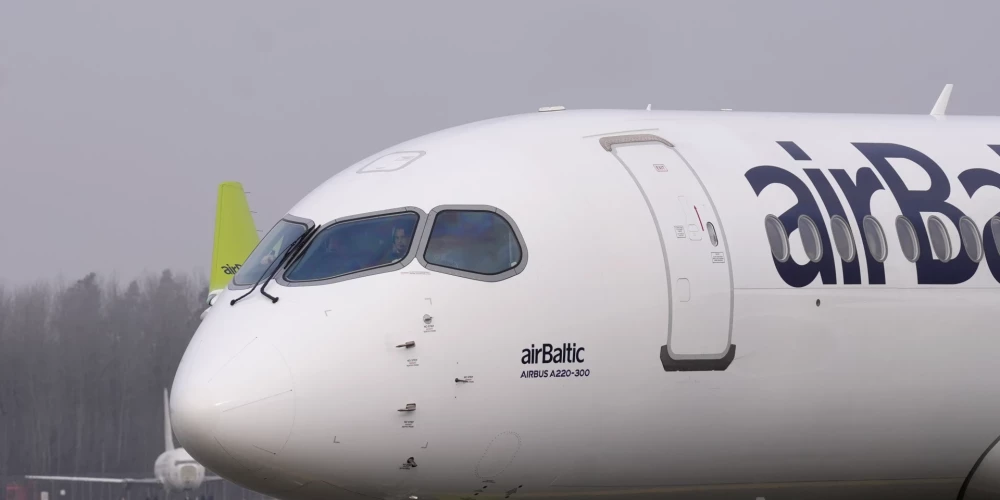 "airBaltic" pērn zaudējusi vienu "Airbus A220-300" lidmašīnu.