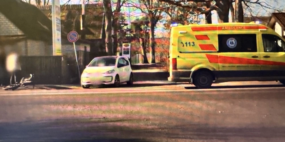 Кадр с места ДТП.