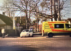 Драматичное столкновение в Рагациемсе: велосипед всмятку, ребенок в больнице