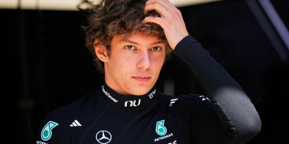 Andrea Kimi Antonelli jau 19 gadu vecumā spējis izcīnīt pirmo "pole position".