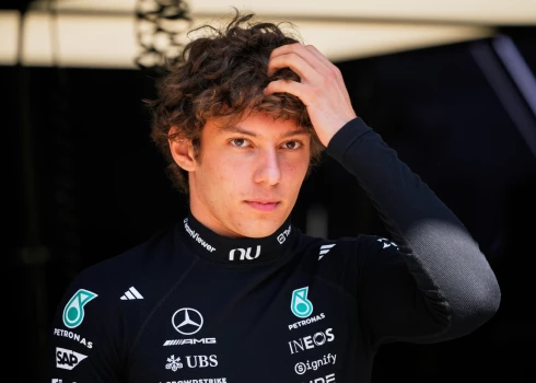 Andrea Kimi Antonelli jau 19 gadu vecumā spējis izcīnīt pirmo "pole position".