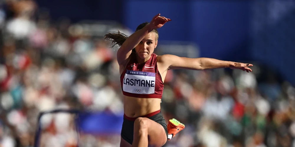 Lasmane NCAA čempionātā telpās trīssoļlēkšanā izcīna ceturto vietu.