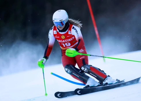 Ģērmane sasniedz visu laiku augstāko vietu neatkarīgās Latvijas kalnu slēpošanas vēsturē.
