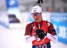 Latvijas biatlonisti Otepē pāru stafetē iekrāj sešus soda apļus un tiek apsteigti par apli
