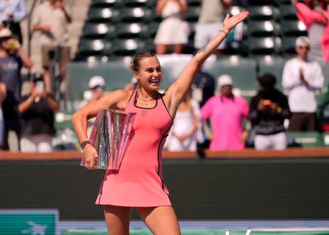 Smagā cīņā Sabaļenka kļūst par Indianvelsas "WTA 1000" turnīra uzvarētāju