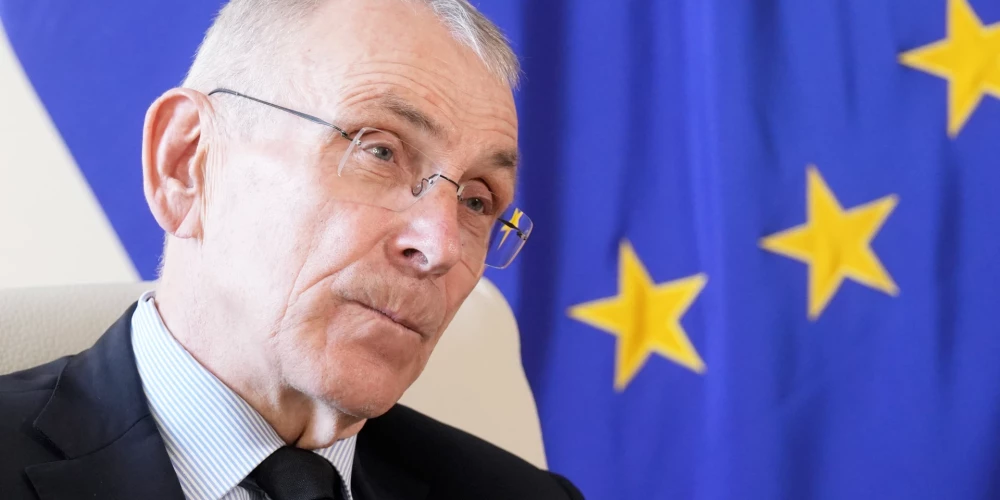 Бывший комиссар ЕС по энергетике и нынешний представитель Латвии в группе поддержки вступления Украины в ЕС Андрис Пиебалгс.