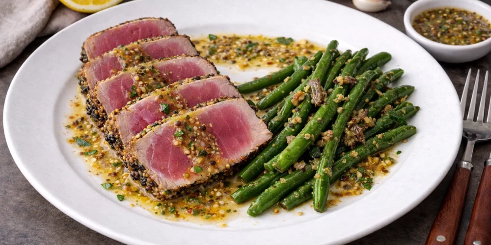 Viegla un garšām bagāta maltīte ar tunzivi.