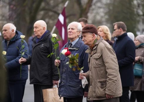 Otrajā pasaules karā kritušo latviešu leģionāru piemiņas gājiens.
