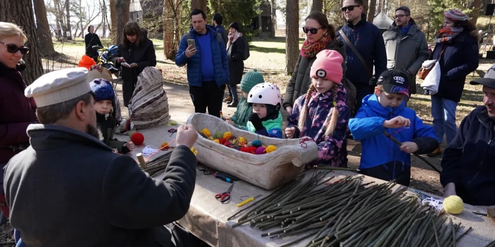 В прошлом году в Латвийском этнографическом музее под открытым небом празднование Пасхи состоялось 22 марта.