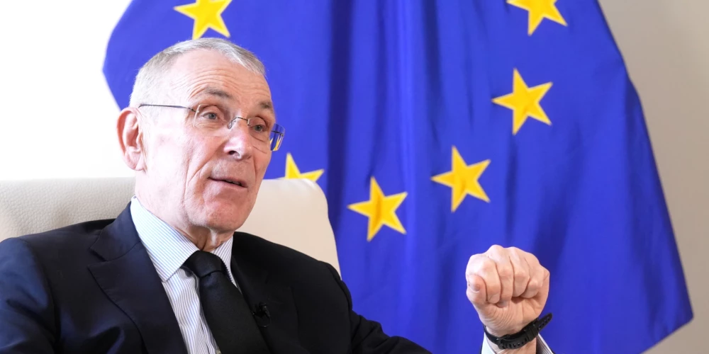 Bijušais Eiropas Savienības enerģētikas komisārs un ekspertu grupas pārstāvis Ukrainas uzņemšanai Eiropas Savienībā Andris Piebalgs.