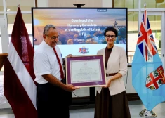 Fidži galvaspilsētā atklāts pirmais Latvijas goda konsulāts Klusā okeāna salu valstīs