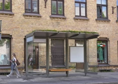 В Риге продолжат менять остановки на новый лад: до мая обещают установить десятки навесов